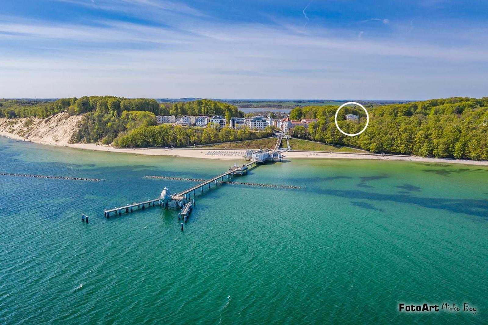 Residenz Seeblick Fewo 18 Mit Balkon Und Ostseeblick Sellin  Luaran gambar